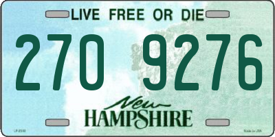 NH license plate 2709276