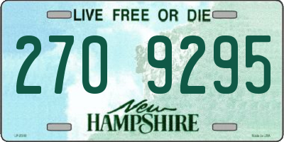 NH license plate 2709295