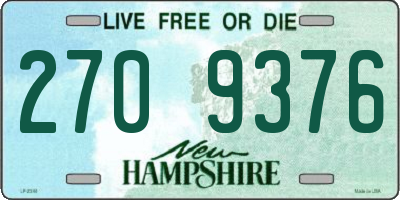 NH license plate 2709376