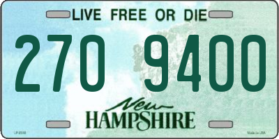 NH license plate 2709400