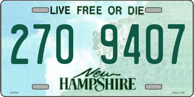 NH license plate 2709407