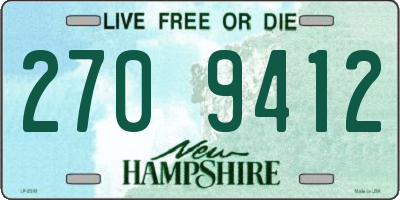NH license plate 2709412
