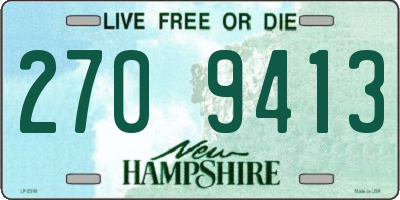 NH license plate 2709413