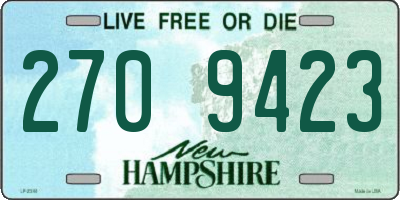 NH license plate 2709423