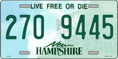 NH license plate 2709445