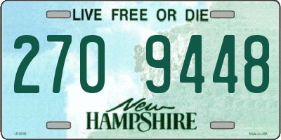 NH license plate 2709448