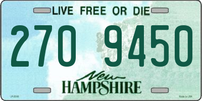 NH license plate 2709450