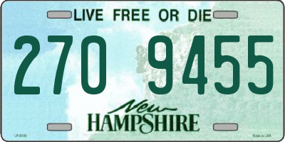 NH license plate 2709455
