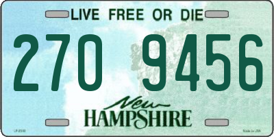 NH license plate 2709456
