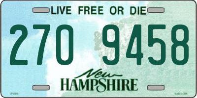 NH license plate 2709458