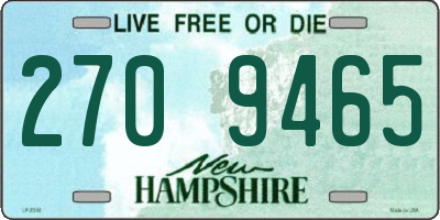 NH license plate 2709465