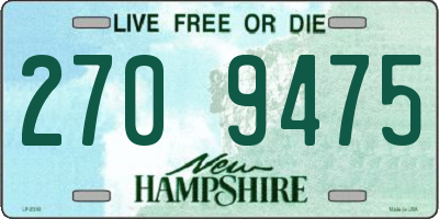 NH license plate 2709475