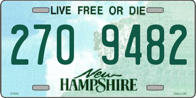 NH license plate 2709482