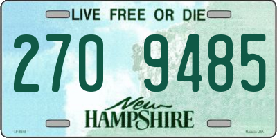NH license plate 2709485