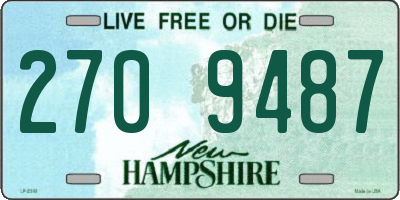 NH license plate 2709487