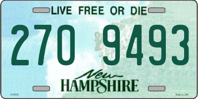 NH license plate 2709493