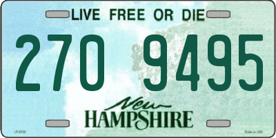 NH license plate 2709495