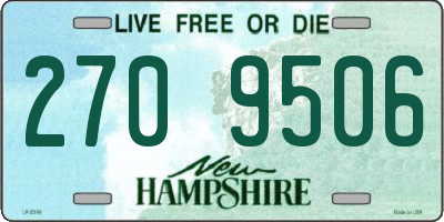 NH license plate 2709506