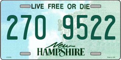 NH license plate 2709522