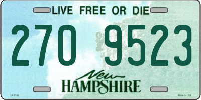 NH license plate 2709523
