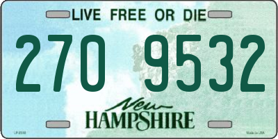 NH license plate 2709532