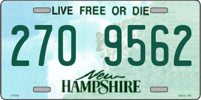 NH license plate 2709562