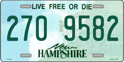 NH license plate 2709582