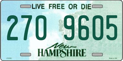 NH license plate 2709605