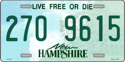 NH license plate 2709615