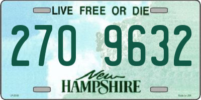 NH license plate 2709632