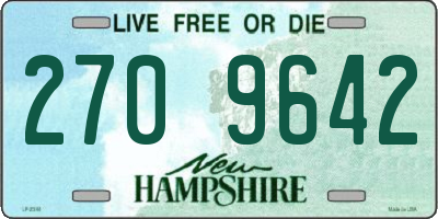 NH license plate 2709642