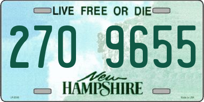 NH license plate 2709655