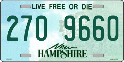 NH license plate 2709660