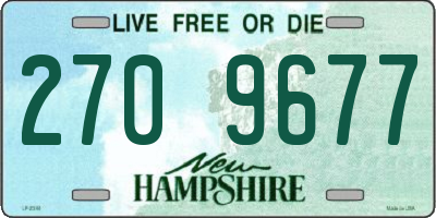 NH license plate 2709677