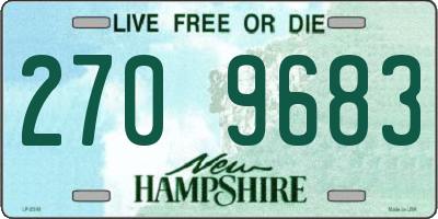 NH license plate 2709683