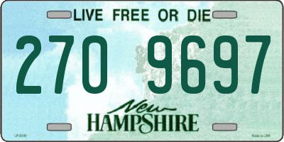 NH license plate 2709697