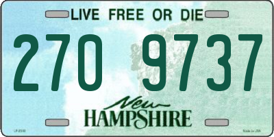 NH license plate 2709737