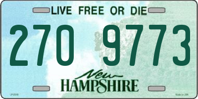 NH license plate 2709773