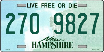 NH license plate 2709827