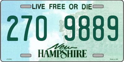 NH license plate 2709889