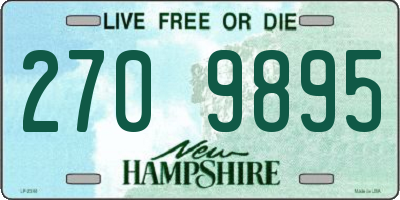 NH license plate 2709895