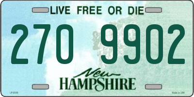 NH license plate 2709902