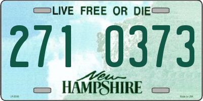 NH license plate 2710373