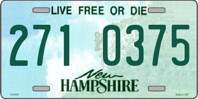 NH license plate 2710375