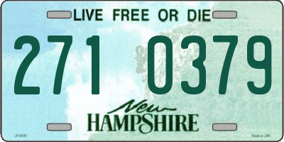 NH license plate 2710379