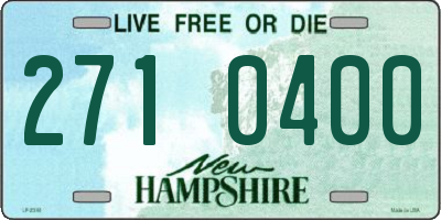 NH license plate 2710400