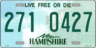 NH license plate 2710427
