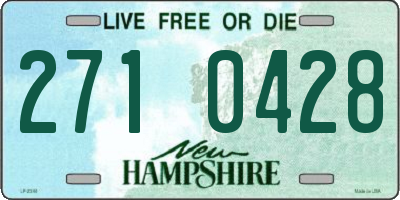 NH license plate 2710428