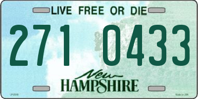 NH license plate 2710433