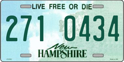 NH license plate 2710434
